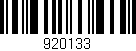 Código de barras (EAN, GTIN, SKU, ISBN): '920133'