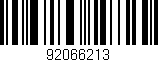 Código de barras (EAN, GTIN, SKU, ISBN): '92066213'