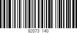 Código de barras (EAN, GTIN, SKU, ISBN): '92073/140'