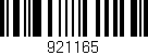 Código de barras (EAN, GTIN, SKU, ISBN): '921165'