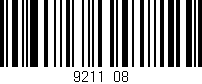 Código de barras (EAN, GTIN, SKU, ISBN): '9211/08'