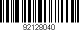 Código de barras (EAN, GTIN, SKU, ISBN): '92128040'