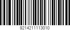 Código de barras (EAN, GTIN, SKU, ISBN): '9214211113010'