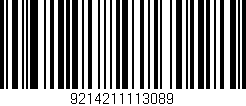 Código de barras (EAN, GTIN, SKU, ISBN): '9214211113089'