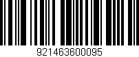 Código de barras (EAN, GTIN, SKU, ISBN): '921463600095'