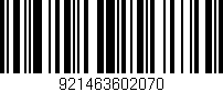 Código de barras (EAN, GTIN, SKU, ISBN): '921463602070'