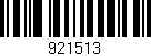 Código de barras (EAN, GTIN, SKU, ISBN): '921513'