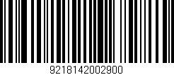 Código de barras (EAN, GTIN, SKU, ISBN): '9218142002900'