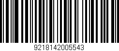 Código de barras (EAN, GTIN, SKU, ISBN): '9218142005543'