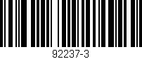 Código de barras (EAN, GTIN, SKU, ISBN): '92237-3'