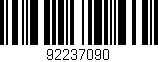 Código de barras (EAN, GTIN, SKU, ISBN): '92237090'