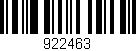 Código de barras (EAN, GTIN, SKU, ISBN): '922463'