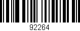 Código de barras (EAN, GTIN, SKU, ISBN): '92264'