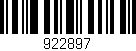 Código de barras (EAN, GTIN, SKU, ISBN): '922897'