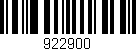 Código de barras (EAN, GTIN, SKU, ISBN): '922900'