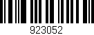Código de barras (EAN, GTIN, SKU, ISBN): '923052'