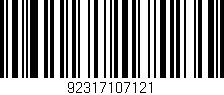 Código de barras (EAN, GTIN, SKU, ISBN): '92317107121'