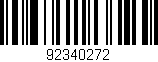 Código de barras (EAN, GTIN, SKU, ISBN): '92340272'