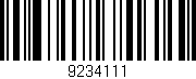Código de barras (EAN, GTIN, SKU, ISBN): '9234111'