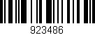 Código de barras (EAN, GTIN, SKU, ISBN): '923486'