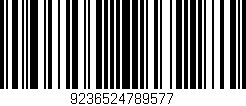 Código de barras (EAN, GTIN, SKU, ISBN): '9236524789577'