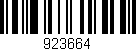 Código de barras (EAN, GTIN, SKU, ISBN): '923664'
