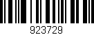 Código de barras (EAN, GTIN, SKU, ISBN): '923729'