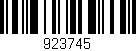 Código de barras (EAN, GTIN, SKU, ISBN): '923745'