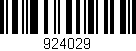 Código de barras (EAN, GTIN, SKU, ISBN): '924029'