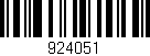 Código de barras (EAN, GTIN, SKU, ISBN): '924051'