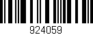 Código de barras (EAN, GTIN, SKU, ISBN): '924059'