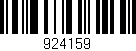Código de barras (EAN, GTIN, SKU, ISBN): '924159'