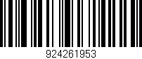 Código de barras (EAN, GTIN, SKU, ISBN): '924261953'