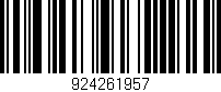 Código de barras (EAN, GTIN, SKU, ISBN): '924261957'