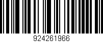 Código de barras (EAN, GTIN, SKU, ISBN): '924261966'