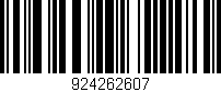Código de barras (EAN, GTIN, SKU, ISBN): '924262607'