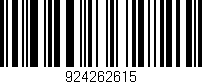 Código de barras (EAN, GTIN, SKU, ISBN): '924262615'