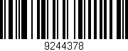 Código de barras (EAN, GTIN, SKU, ISBN): '9244378'