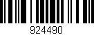 Código de barras (EAN, GTIN, SKU, ISBN): '924490'