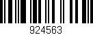 Código de barras (EAN, GTIN, SKU, ISBN): '924563'