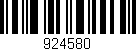 Código de barras (EAN, GTIN, SKU, ISBN): '924580'