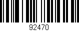 Código de barras (EAN, GTIN, SKU, ISBN): '92470'