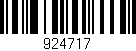Código de barras (EAN, GTIN, SKU, ISBN): '924717'