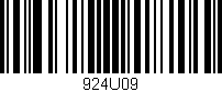 Código de barras (EAN, GTIN, SKU, ISBN): '924U09'