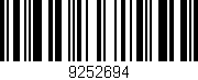 Código de barras (EAN, GTIN, SKU, ISBN): '9252694'