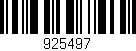 Código de barras (EAN, GTIN, SKU, ISBN): '925497'