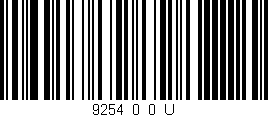 Código de barras (EAN, GTIN, SKU, ISBN): '9254_0_0_U'