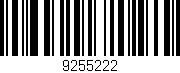 Código de barras (EAN, GTIN, SKU, ISBN): '9255222'