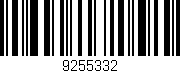 Código de barras (EAN, GTIN, SKU, ISBN): '9255332'