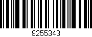 Código de barras (EAN, GTIN, SKU, ISBN): '9255343'